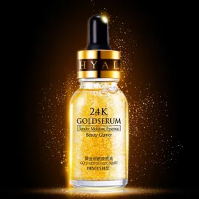 24K Gold Make Up Primer Hydrating Moisturizer Pores Face Foil Serums Oil Matte Facial Professional Makeup Base