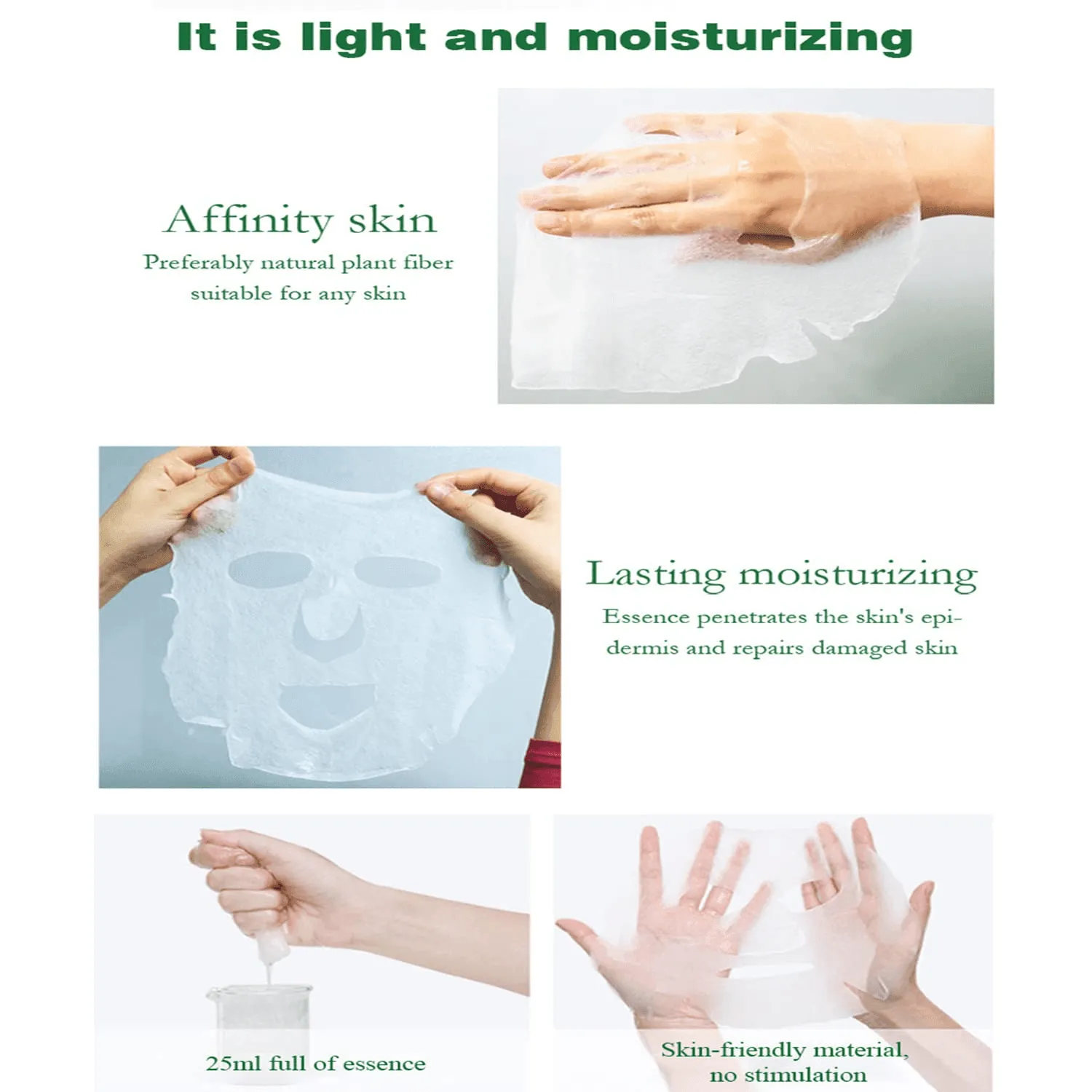 Aichun Beauty Acocado Facial Mask - 3pcs