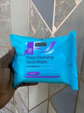 Beauty Formulas Deep Cleansing Facial Wipes