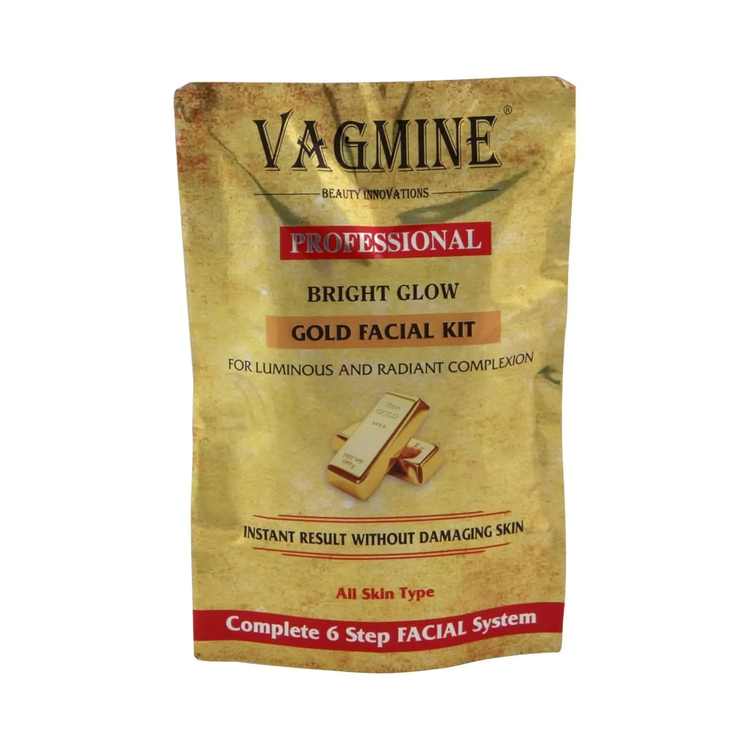 Bright glow 6-step gold facial kit | VAGMINE