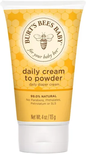 Burt's Bees Baby Daily Cream-To-Powder 4 oz