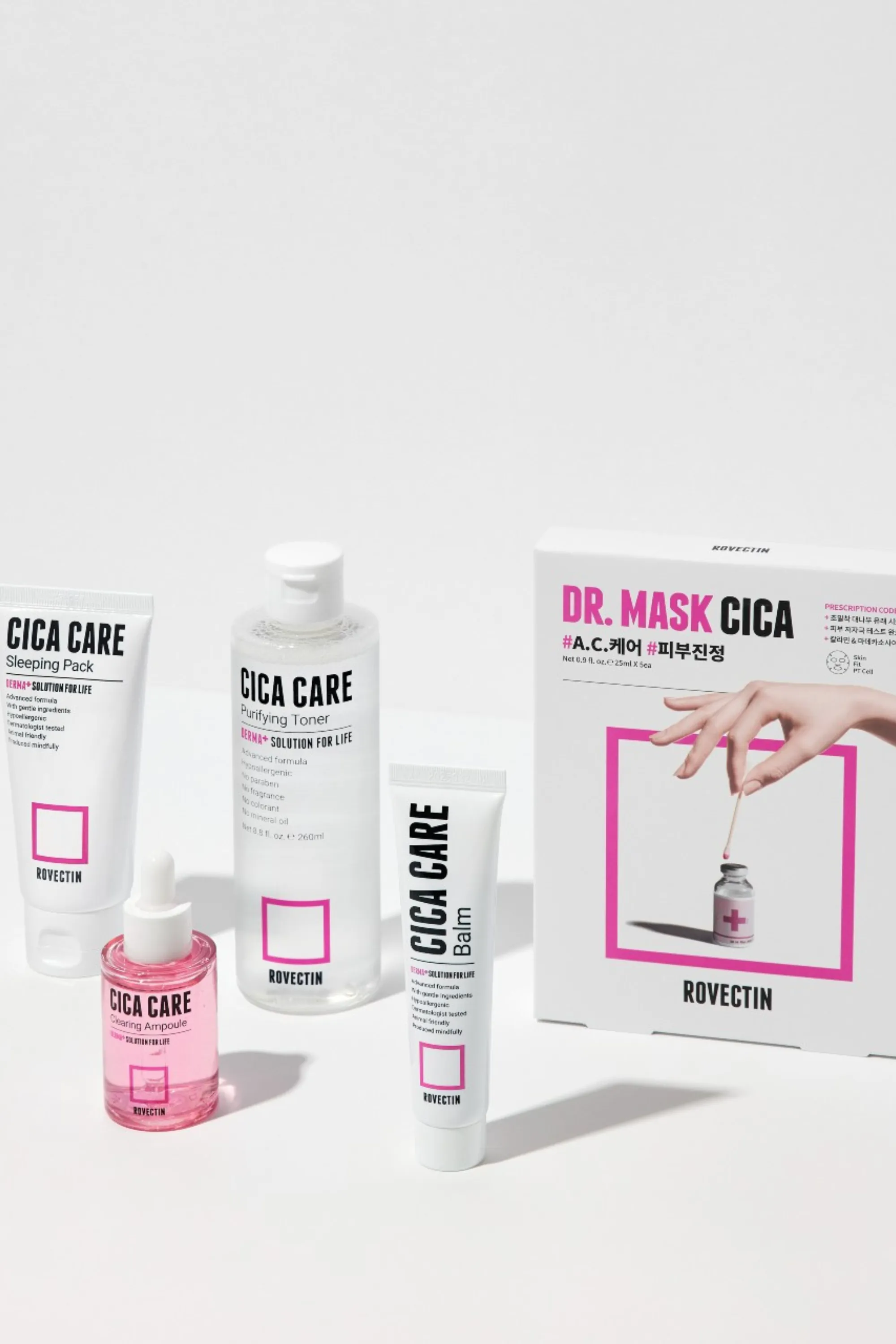 Cica Care Cream & Dr. Mask Cica Set ($53 Value)