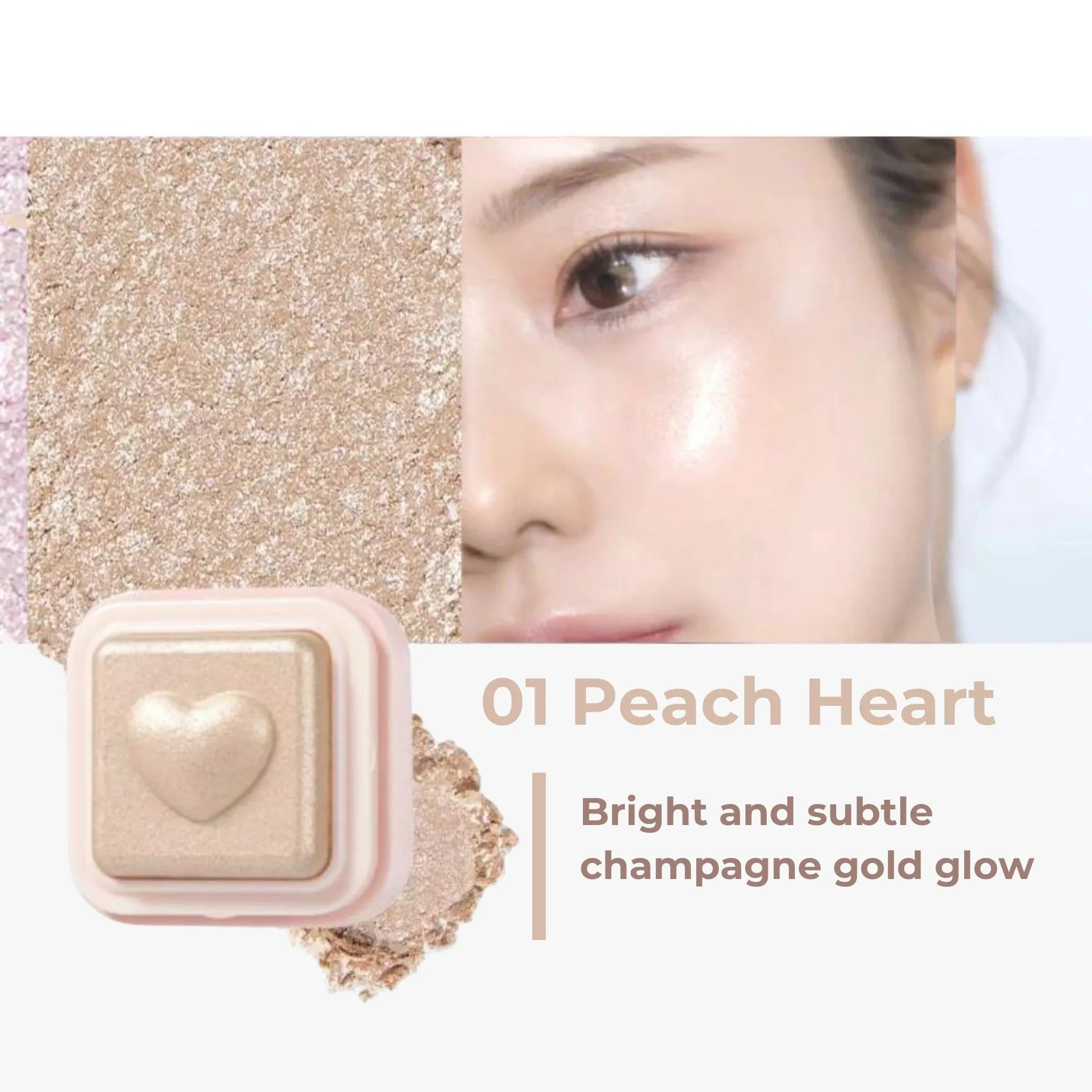 Colorgram Milk Bling Heart lighter (7 Colors)