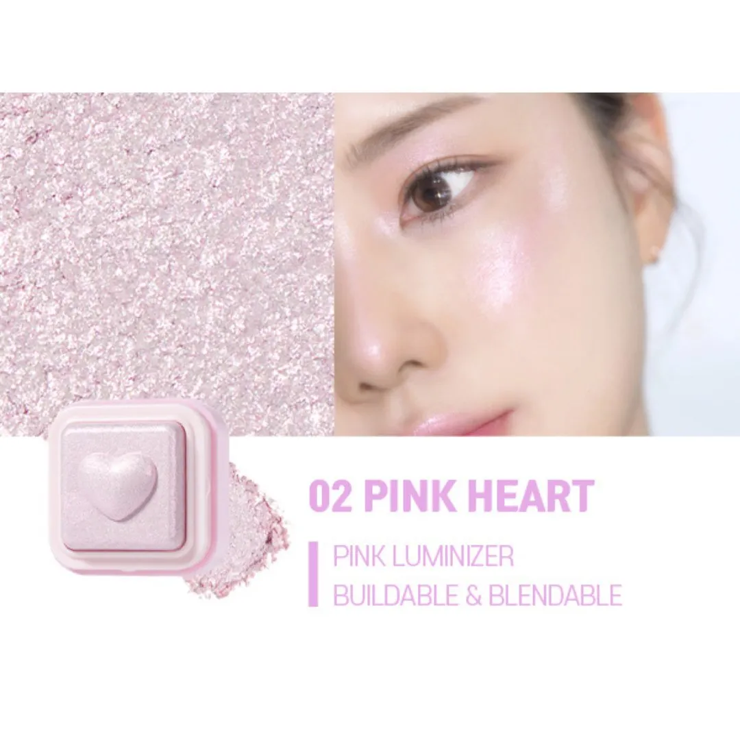Colorgram Milk Bling Heart lighter (7 Colors)