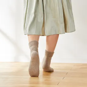 Double-layered wool-blend socks for smooth soles - 720