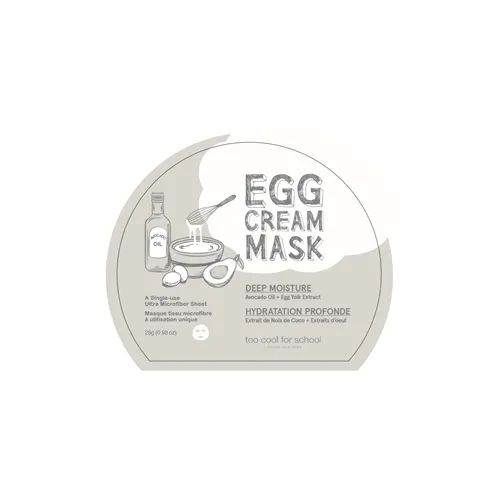 Egg Cream Mask Deep Moisture 1 sheet