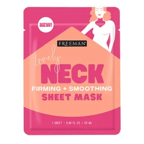 Freeman Lovely Neck Firming   Smoothing Sheet Mask 0.68oz / 20ml