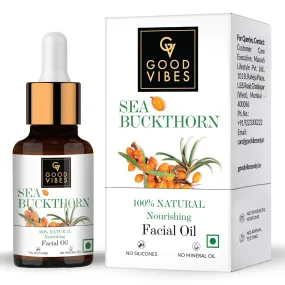 Good Vibes 100% Natural Sea Buckthorn Nourishing Facial Oil (10 ml)