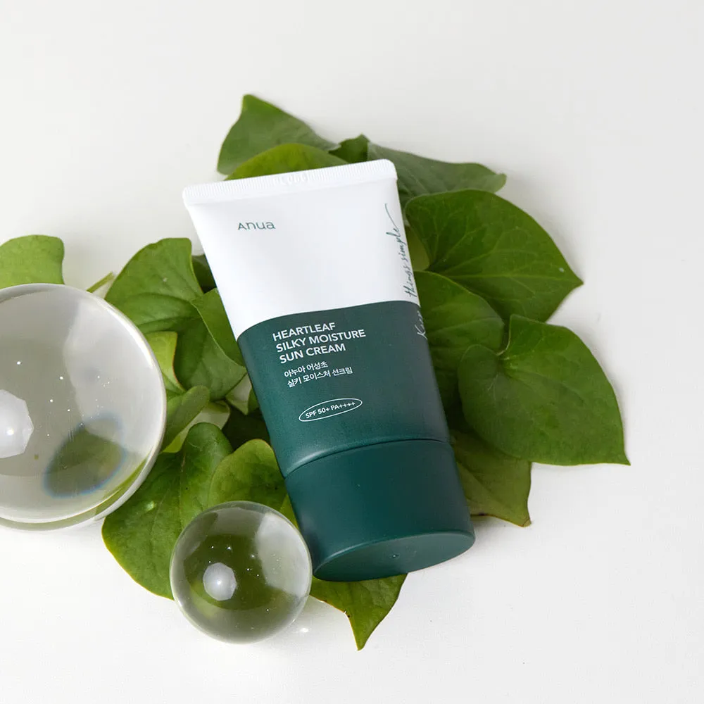Heartleaf Silky Moisture Sunscreen SPF50  Broad Spectrum