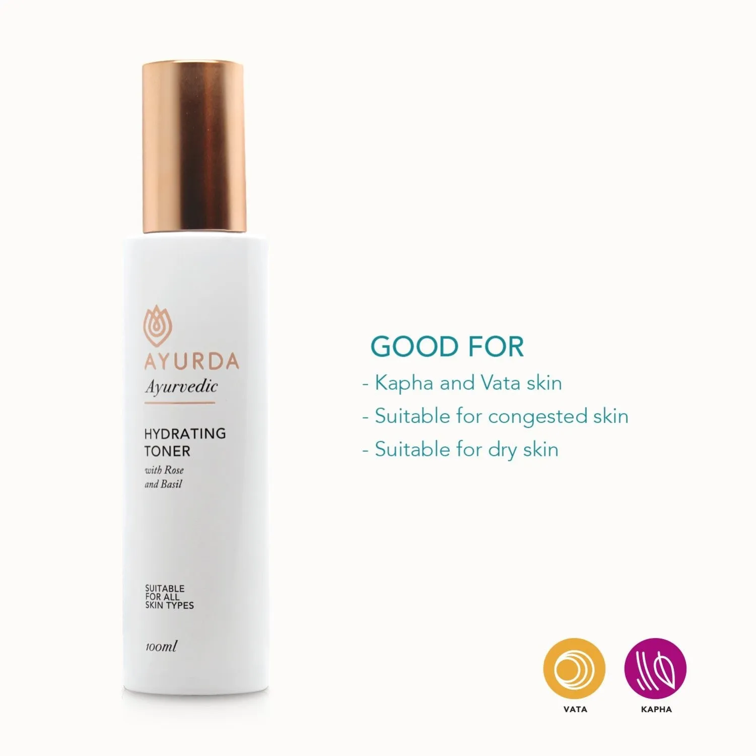 Hydrating Toner with Rose and Basil