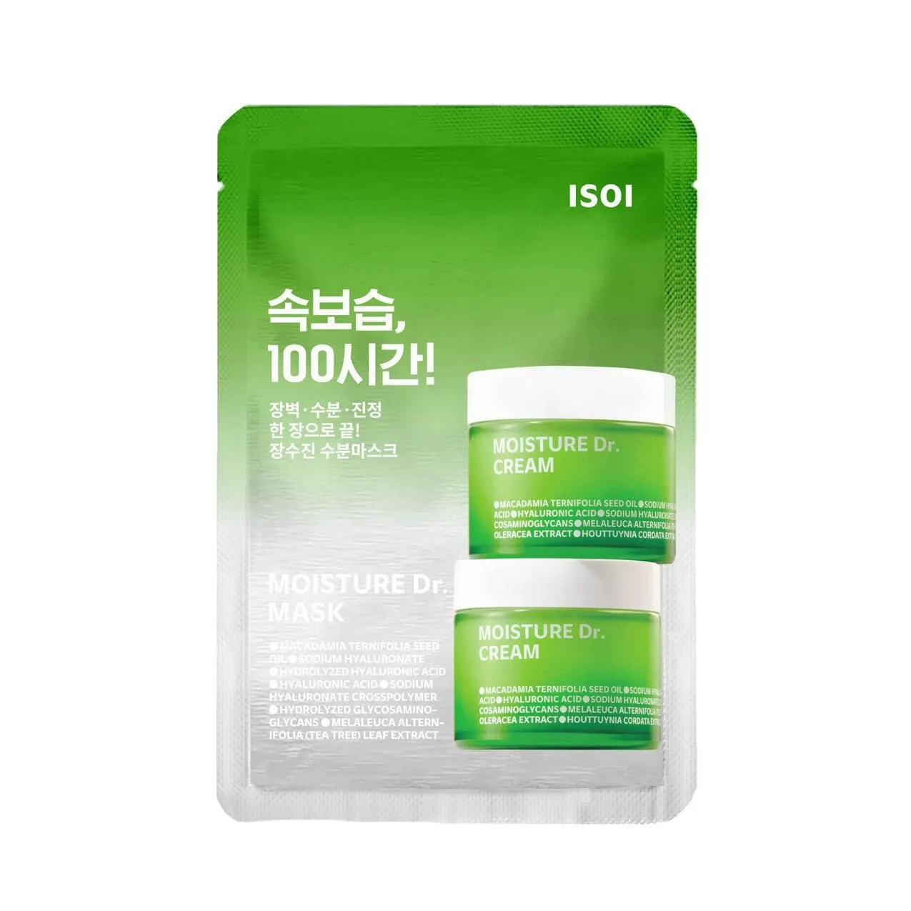 isoi Moisture Dr. Cream Mask Sheet 22ml*10EA