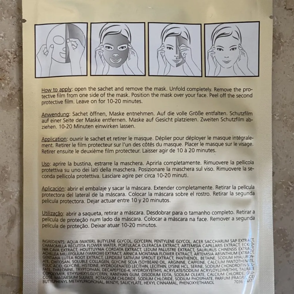 Juvena Master Care Express Firming & Smoothing Bio-Fleece Mask 5x20 ml