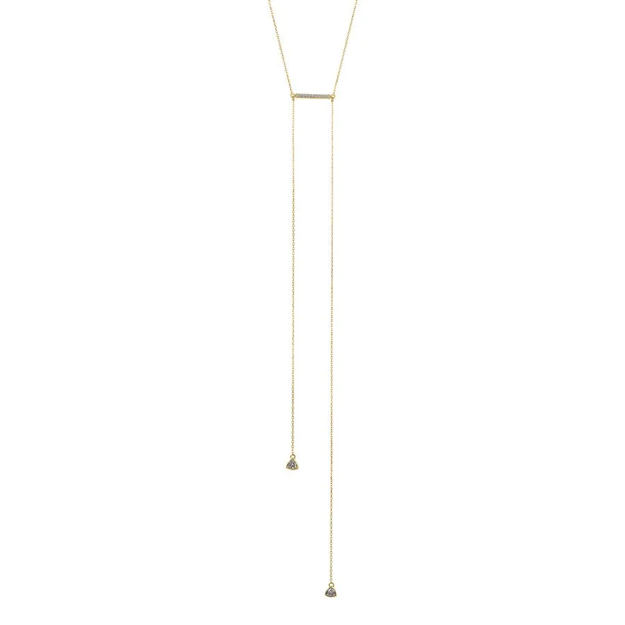 Lily-Rose Swarovski Lariat Necklace