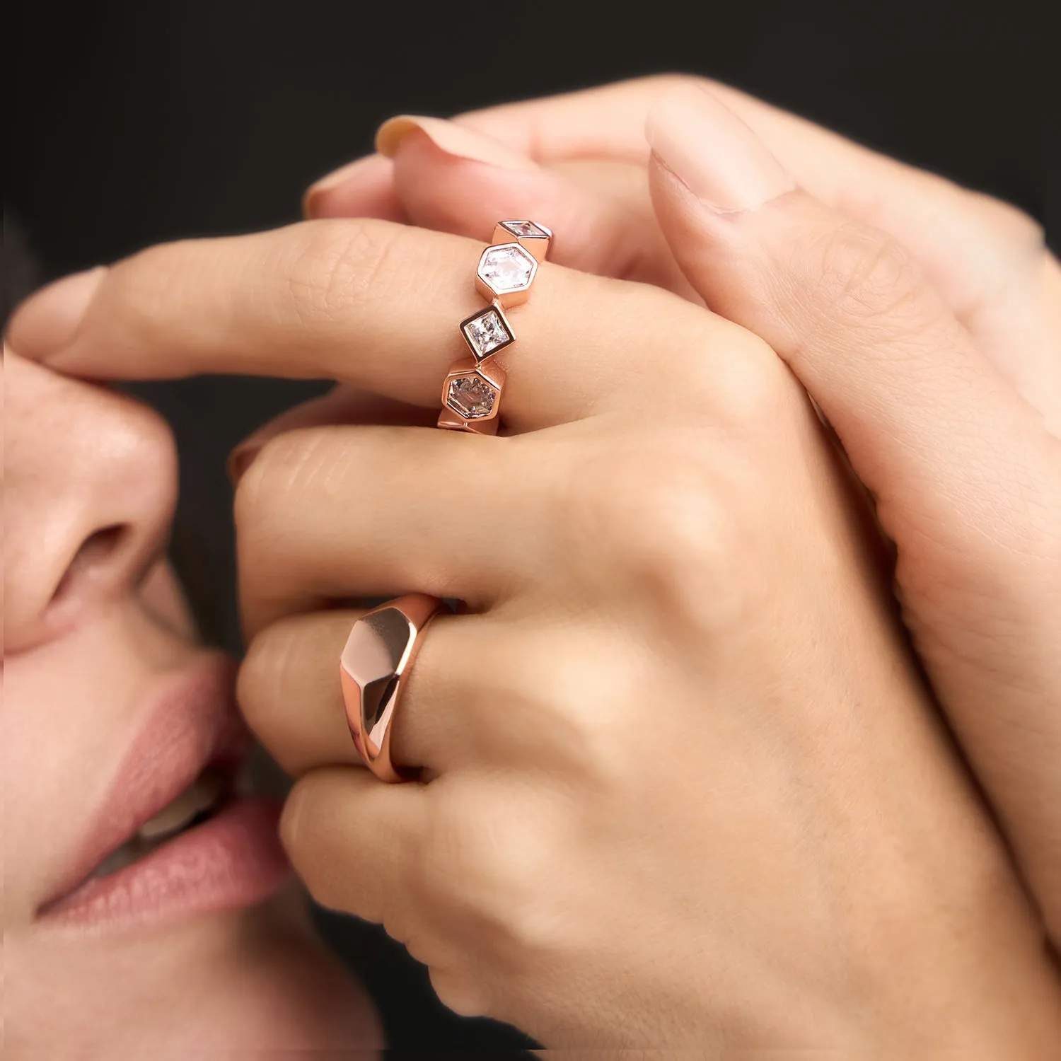 Milou Bezel Set Eternity Ring