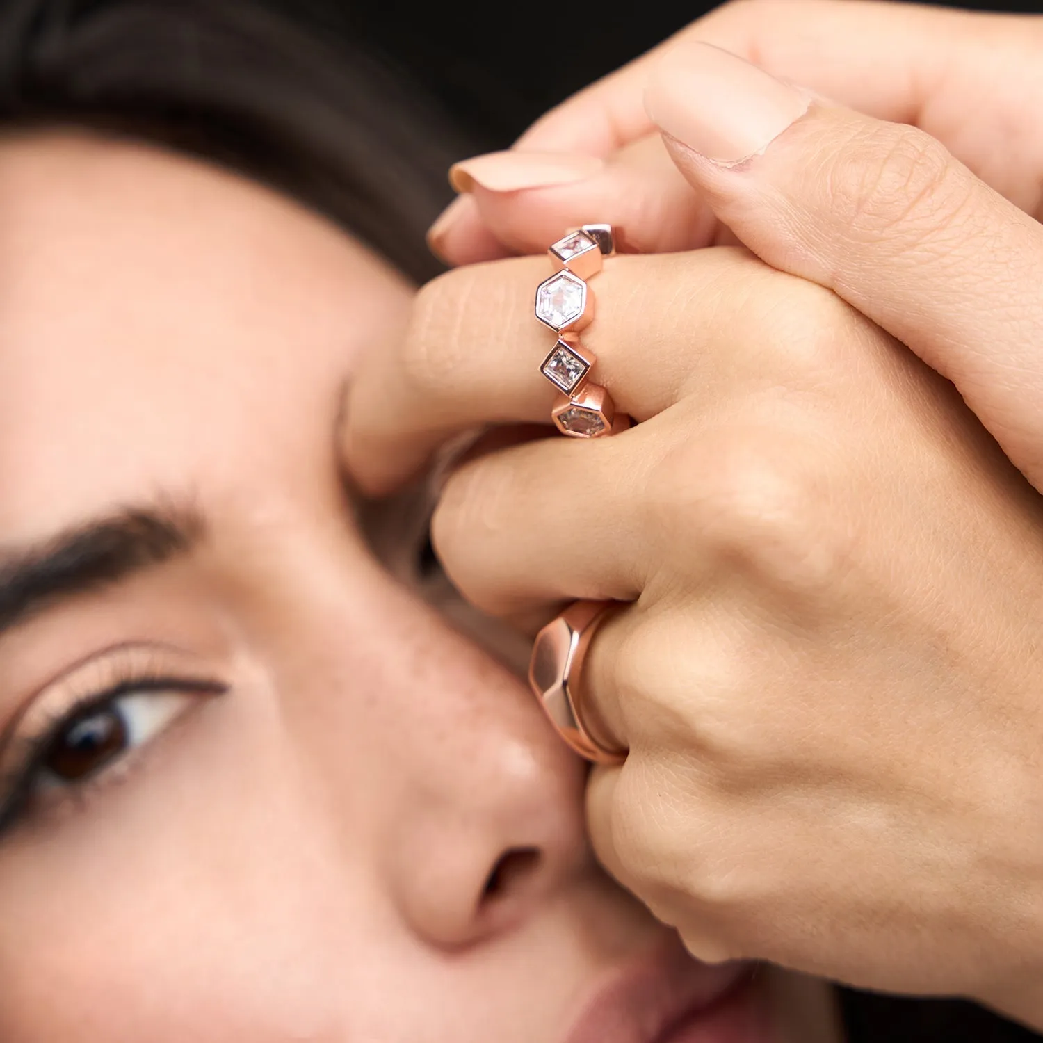 Milou Bezel Set Eternity Ring