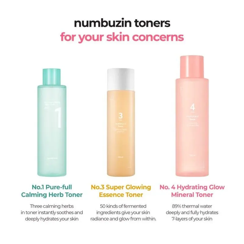 NUMBUZIN No.4 Hydrating Glow Mineral Toner
