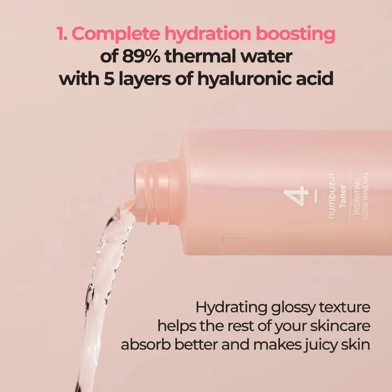NUMBUZIN No.4 Hydrating Glow Mineral Toner