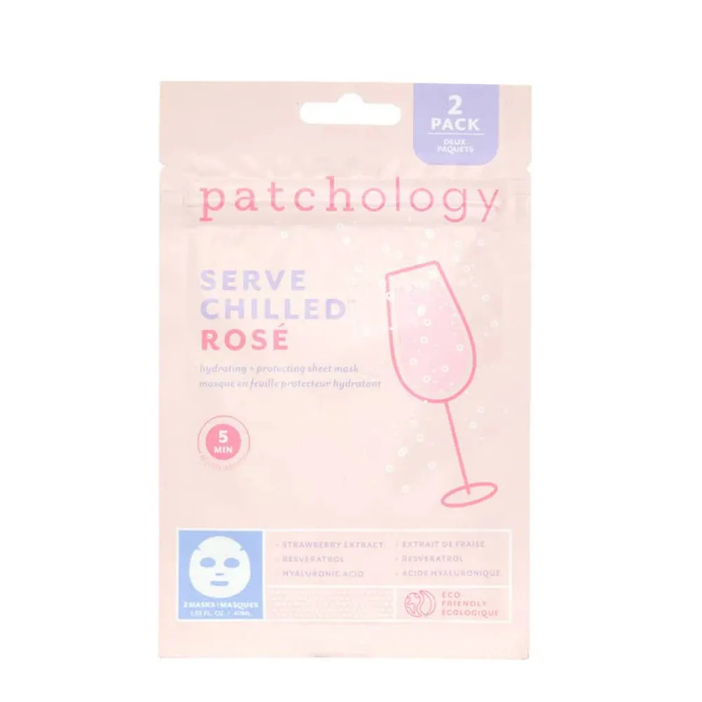 Patchology Serve Chilled Rose Mask Two Pack