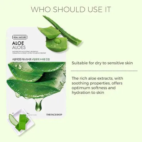 Real Nature Face Mask With Aloe Extract