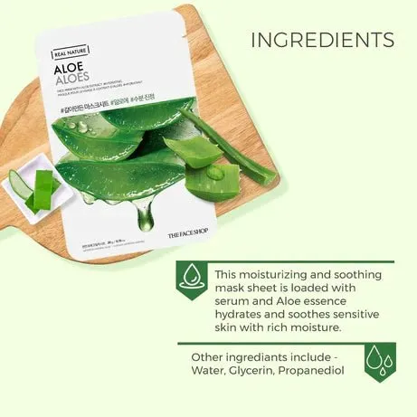 Real Nature Face Mask With Aloe Extract