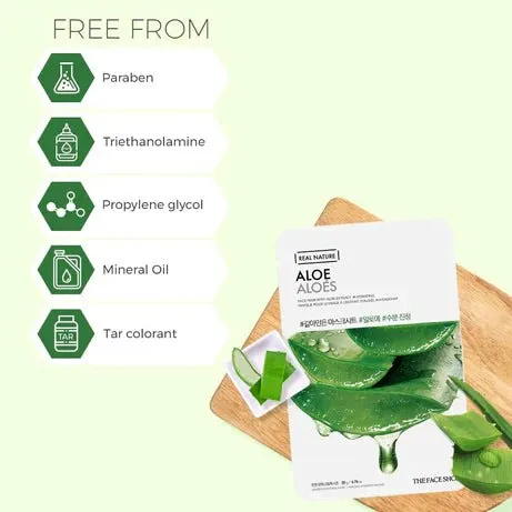 Real Nature Face Mask With Aloe Extract