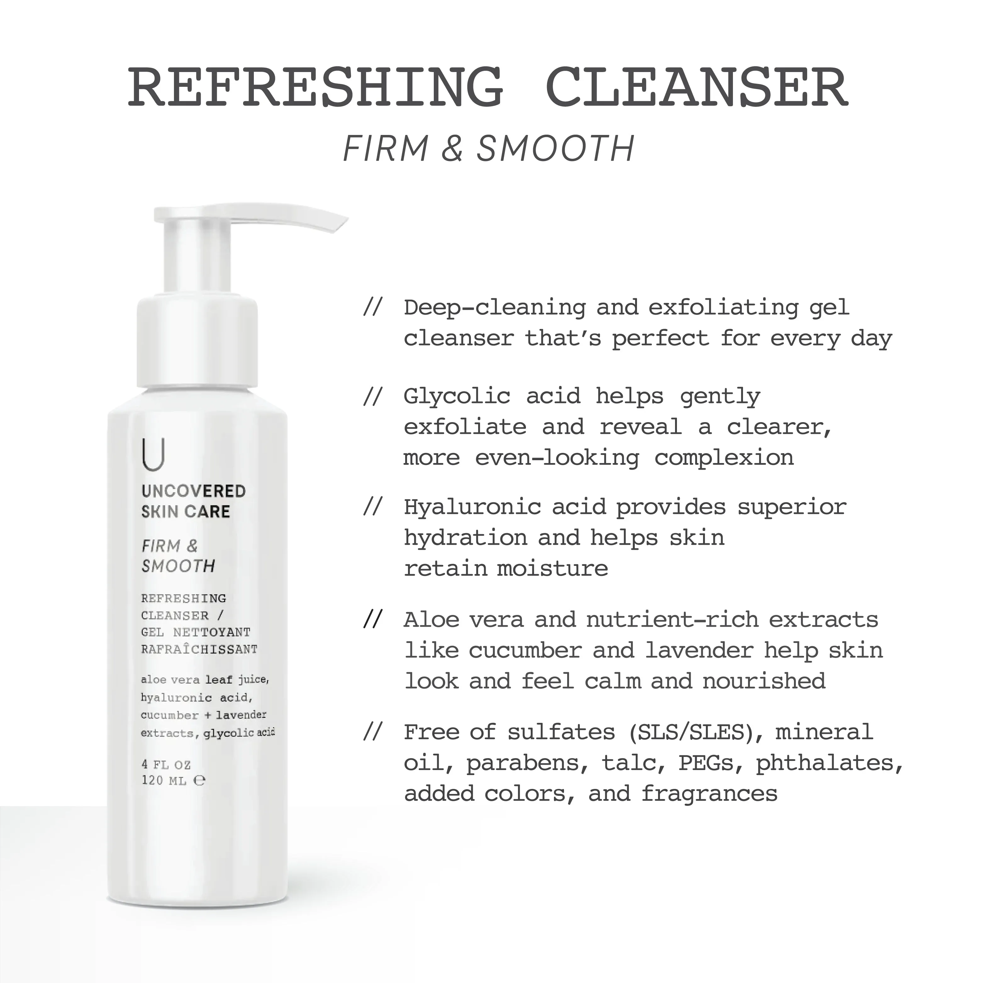 Refreshing Cleanser - Firm & Smooth