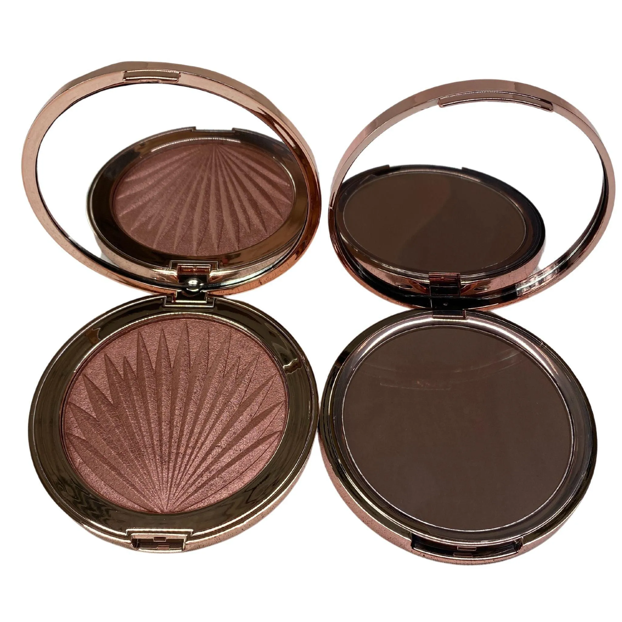 Revolution Glow Splendour Luminous Ultra Glow Highlighter 0.45 OZ and Medium Dark Ultra Matte Bronzer 0.54 OZ (30 Pcs Lot)