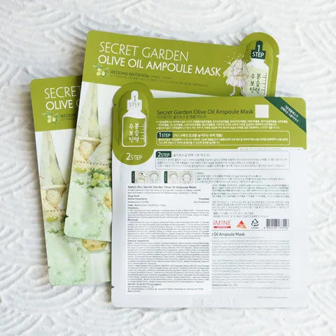 SALLY'S BOX Secret Garden Olive Oil Ampoule Mask (Set of 3)