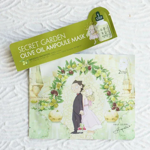 SALLY'S BOX Secret Garden Olive Oil Ampoule Mask (Set of 3)