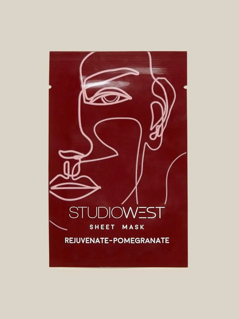 Studiowest Rejuvenating – Pomegranate Sheet Mask