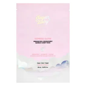 SugarBaby Express Glow Premium Bio-Degradable Bamboo Sheet Mask
