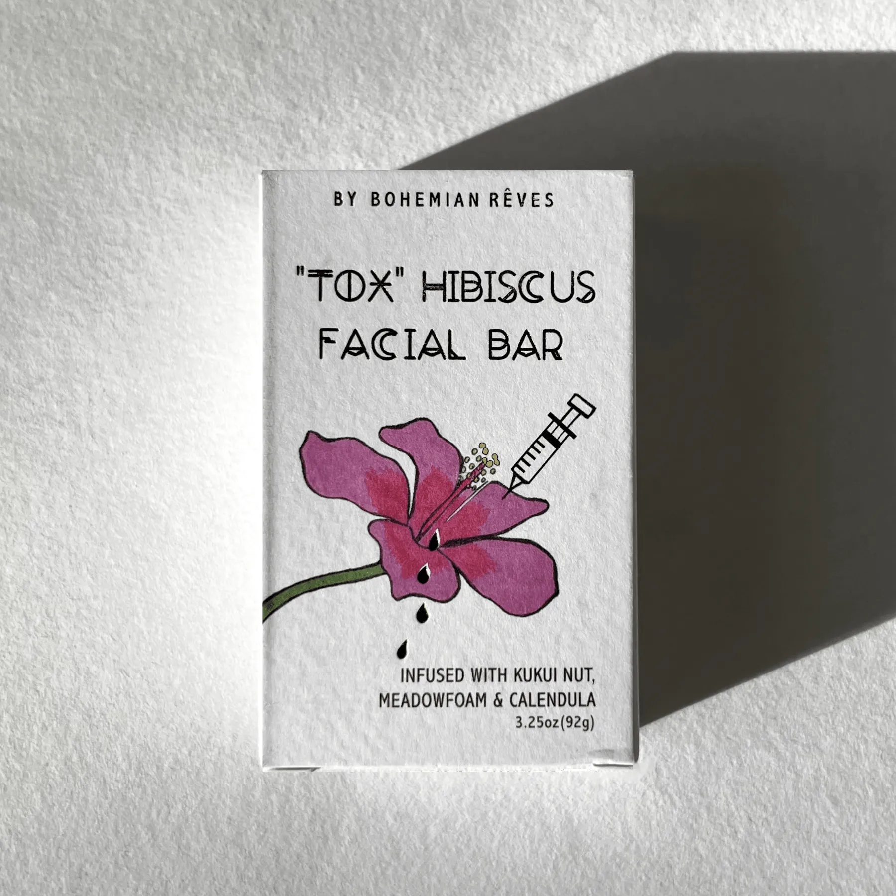 The Contouring Hibiscus Facial Cleansing Bar - Firming & Rejuvenating Skincare