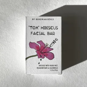 The Contouring Hibiscus Facial Cleansing Bar - Firming & Rejuvenating Skincare