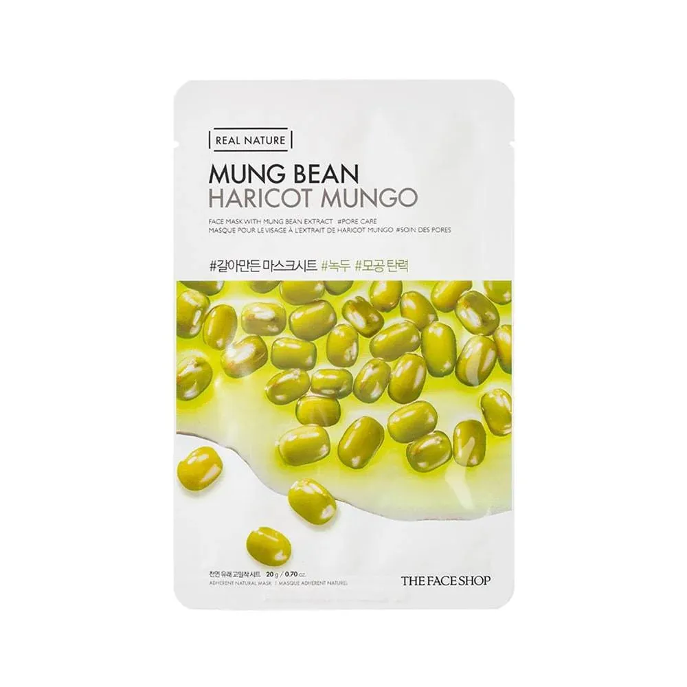 The Face Shop Real Nature Face Mask Sheet Mung Bean
