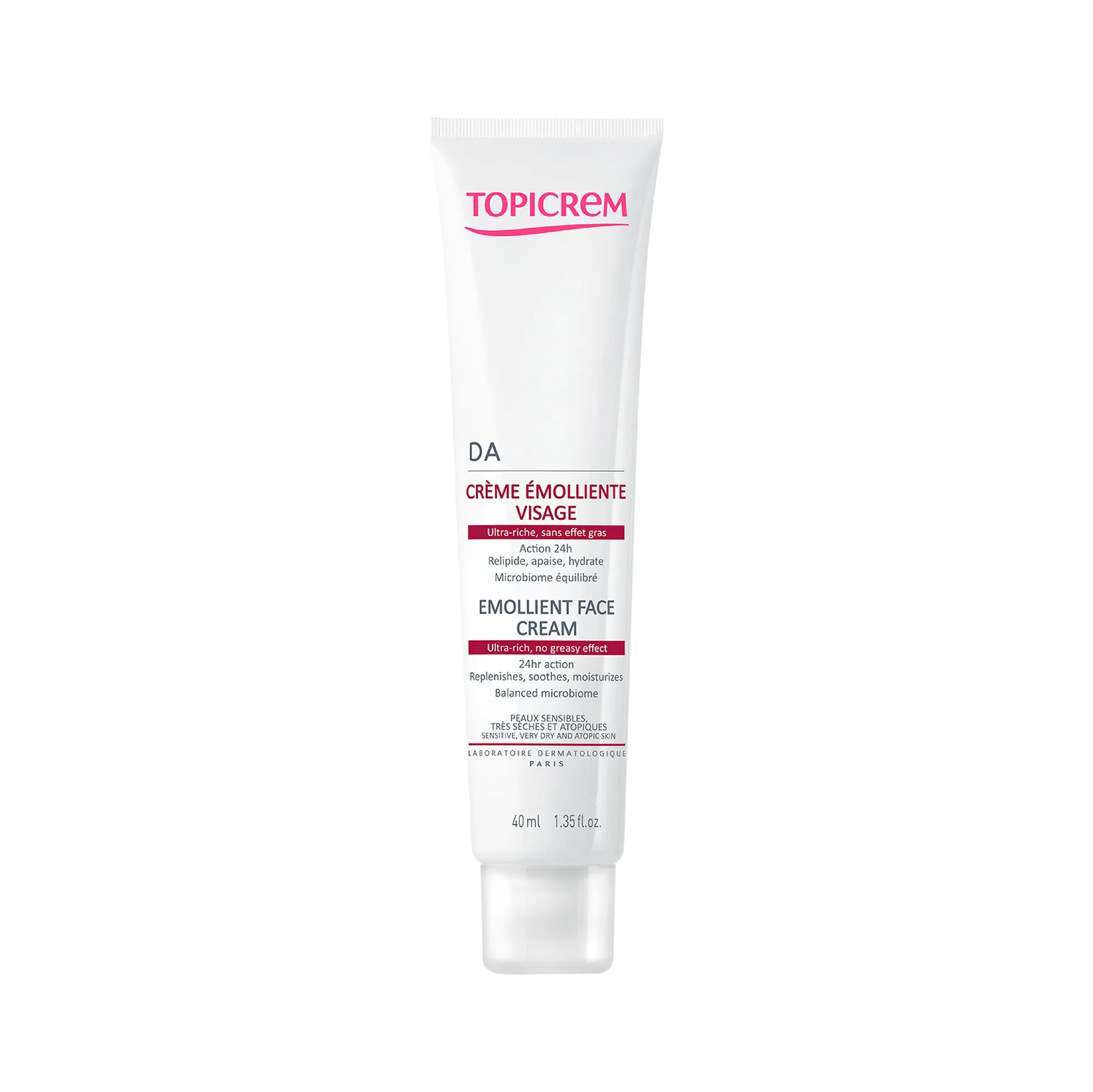 Topicrem DA Emollient Face Cream 40ml