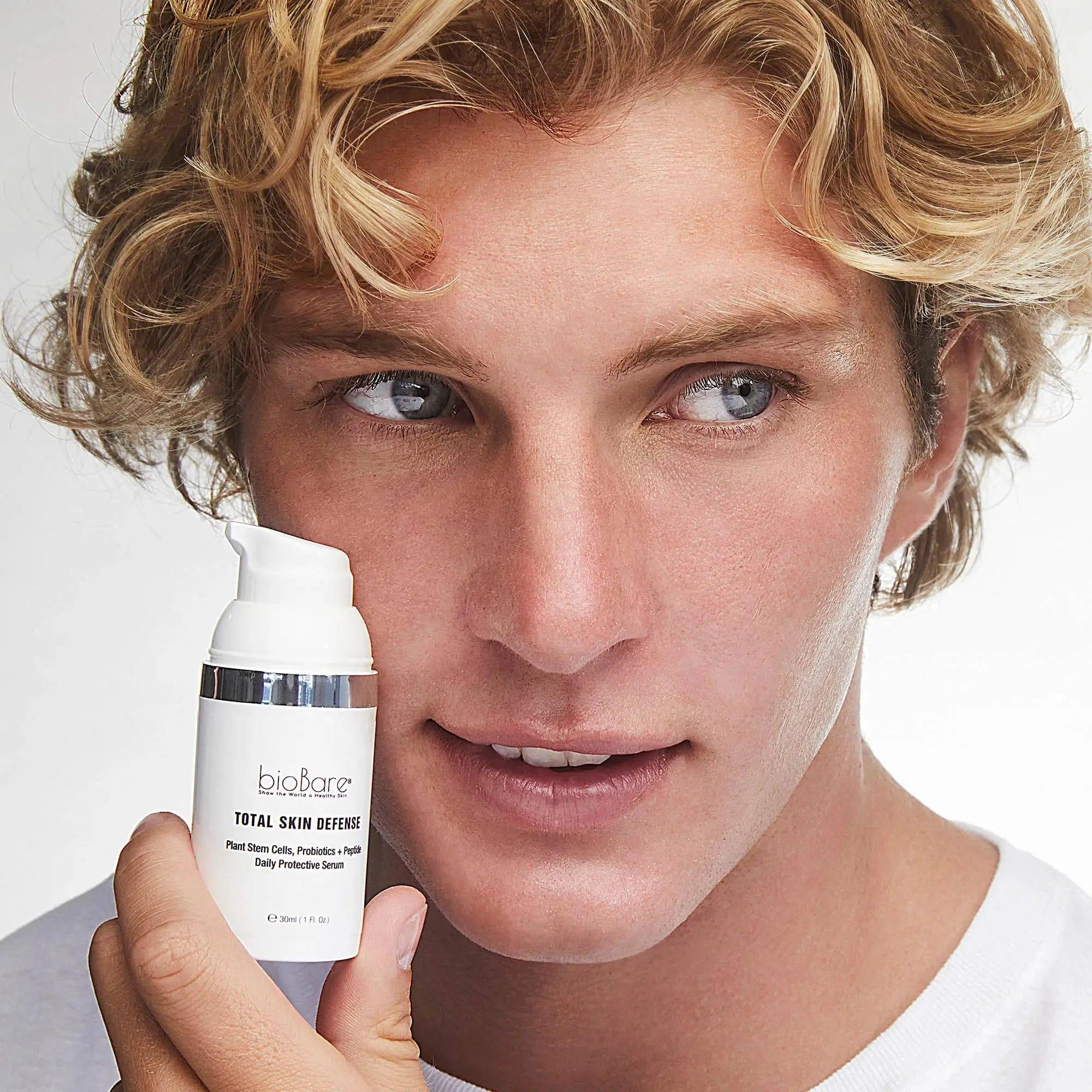 Total Skin Defense - Plant Stem Cells, Probiotics   Peptide Daily Protection Serum