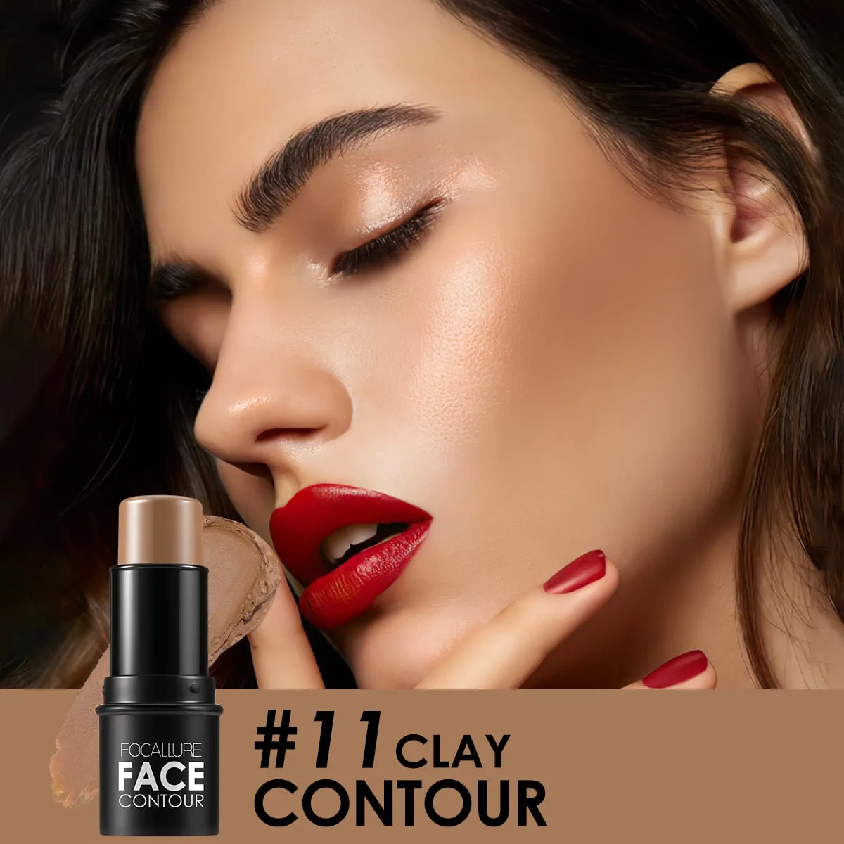 Trendy Highlighter Bronzer Glitter Contour Stick