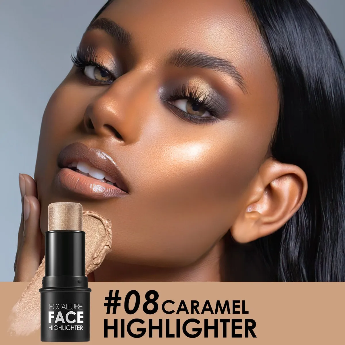 Trendy Highlighter Bronzer Glitter Contour Stick
