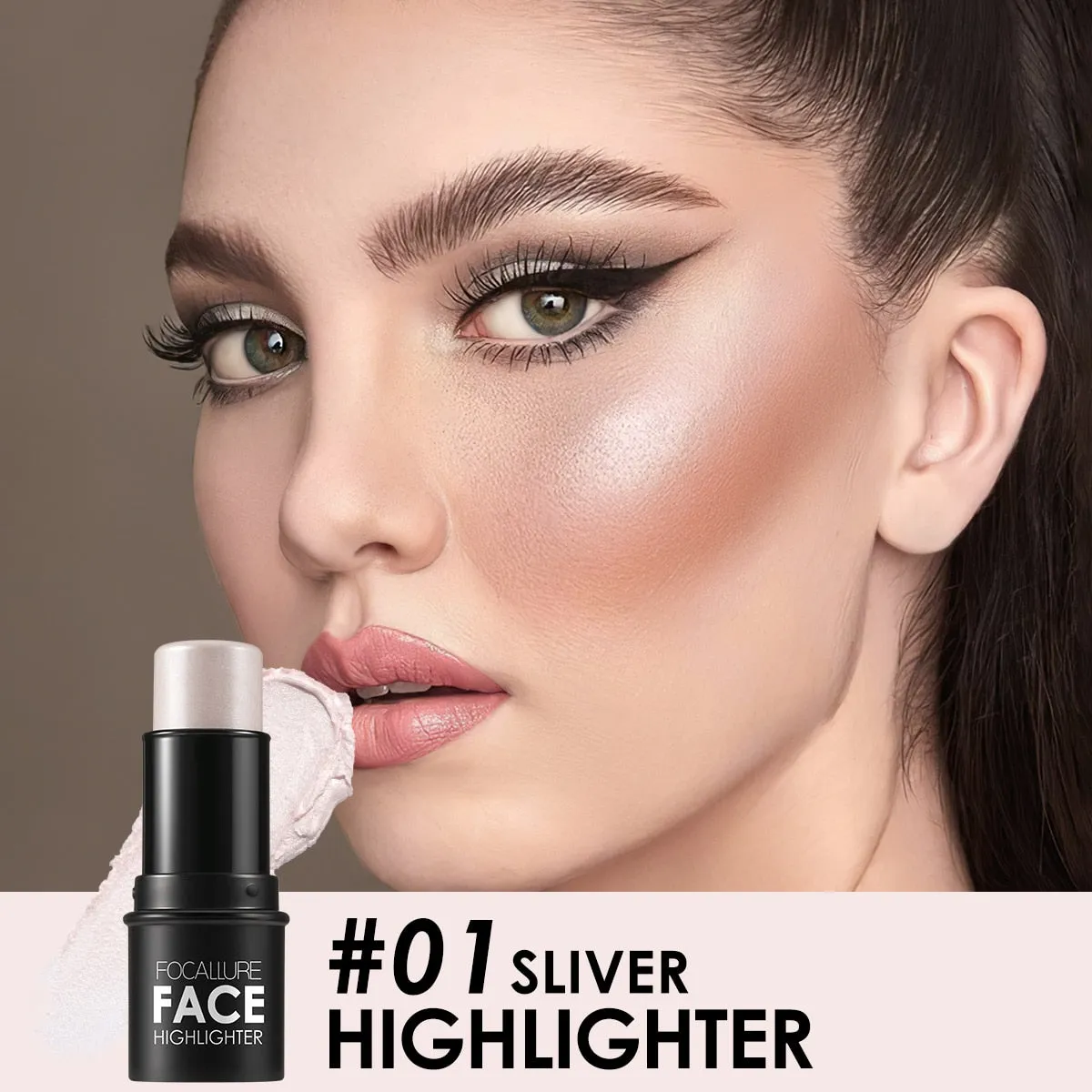 Trendy Highlighter Bronzer Glitter Contour Stick